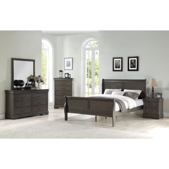 Louis Philippe Queen Bed - Image 4